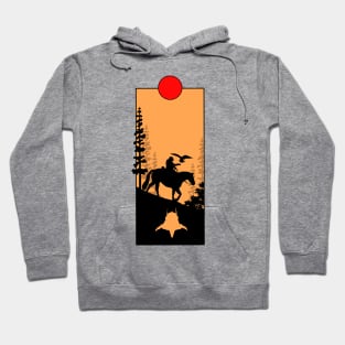 Ape Illustration in hills Hoodie